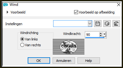 Effecten - Vervormingseffecten - Wind