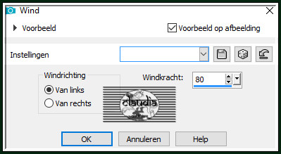 Effecten - Vervormingseffecten - Wind :