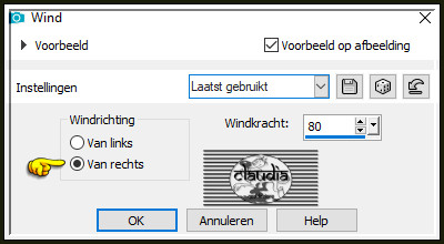 Effecten - Vervormingseffecten - Wind :