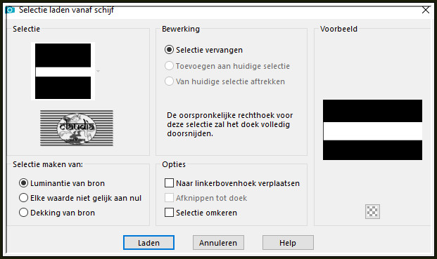 Selecties - Selectie laden/opslaan - Selectie laden vanaf schijf : calli_letha_1