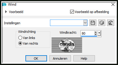 Effecten - Vervormingseffecten - Wind