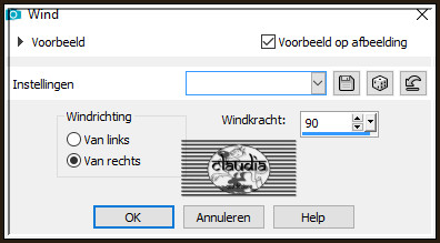 Effecten - Vervormingseffecten - Wind :