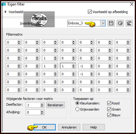 Effecten - Eigen filter - Emboss_3