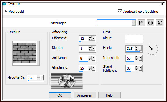 Effecten - Textuureffecten - Textuur