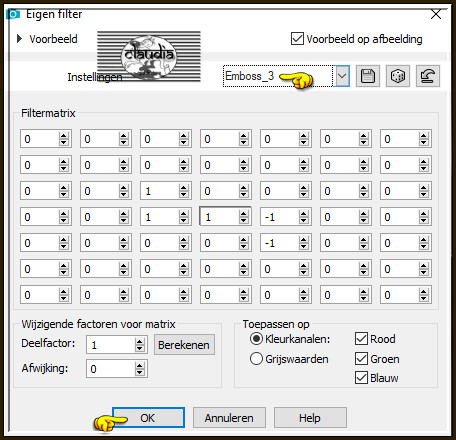 Effecten - Eigen filter - Emboss_3