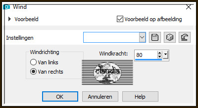 Effecten - Vervormingseffecten - Wind :