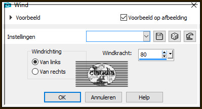 Effecten - Vervormingseffecten - Wind :