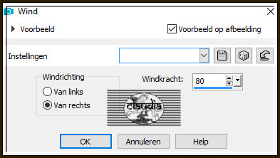 Effecten - Vervormingseffecten - Wind :