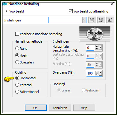 Effecten - Afbeeldingseffecten - Naadloze herhaling :