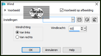 Effecten - Vervormingseffecten - Wind :