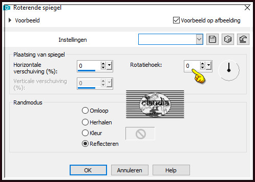 Effecten - Reflectie-effecten - Roterende spiegel : 