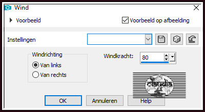 Effecten - Vervormingseffecten - Wind :