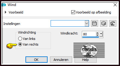 Effecten - Vervormingseffecten - Wind :