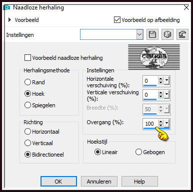 Effecten - Afbeeldingseffecten - Naadloze herhaling :