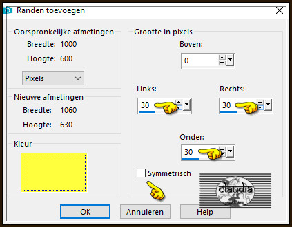 Afbeelding - Randen toevoegen