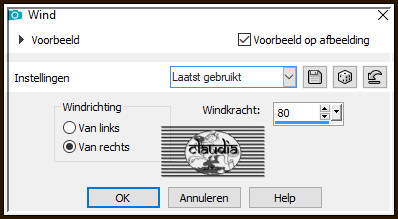 Effecten - Vervormingseffecten - Wind