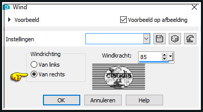 Effecten - Vervormingseffecten - Wind :