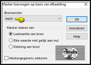 Lagen - Nieuwe maskerlaag - Uit afbeelding :