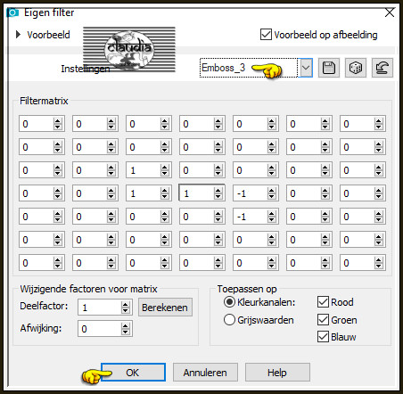 Effecten - Eigen filter - Emboss_3