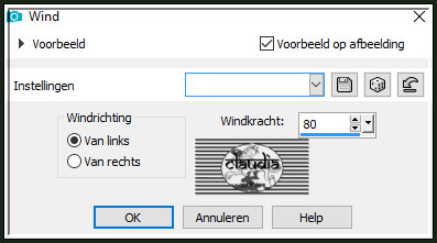 Effecten - Vervormingseffecten - Wind :