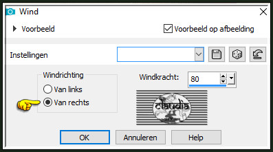 Effecten - Vervormingseffecten - Wind :