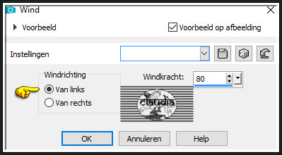 Effecten - Vervormingseffecten - Wind :