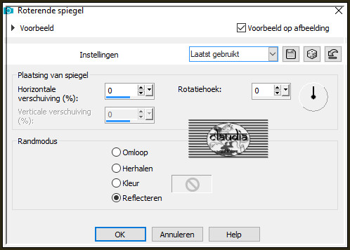 Effecten - Reflectie-effecten - Roterende spiegel : 