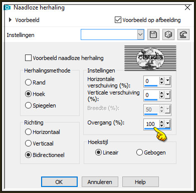 Effecten - Afbeeldingseffecten - Naadloze herhaling :