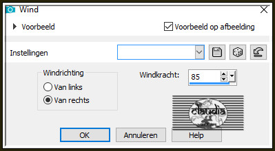 Effecten - Vervormingseffecten - Wind :