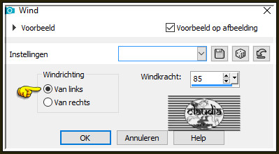 Effecten - Vervormingseffecten - Wind :