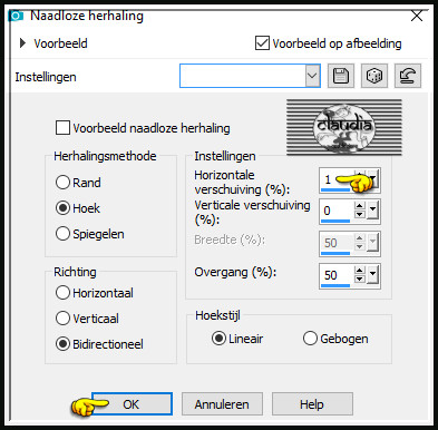 Effecten - Afbeeldingseffecten - Naadloze herhaling