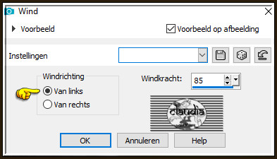 Effecten - Vervormingseffecten - Wind :