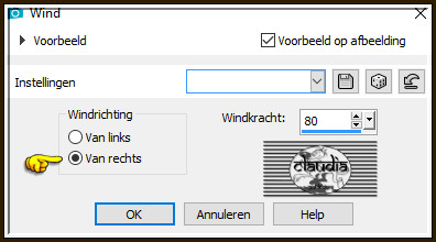 Effecten - Vervormingseffecten - Wind :