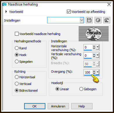 Effecten - Afbeeldingseffecten - Naadloze herhaling :