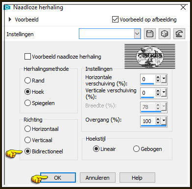 Effecten - Afbeeldingseffecten - Naadloze herhaling