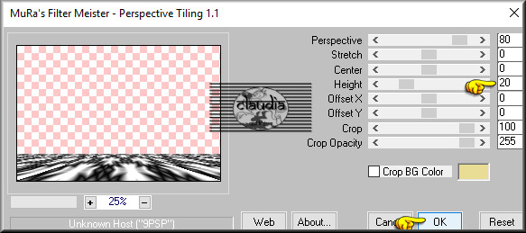 Effecten - Insteekfilters - MuRa's Meister - Perspective Tiling 