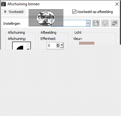 Effecten - 3D Effecten - Afschuining binnen