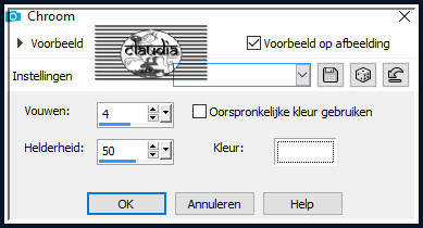 Effecten - Artistieke effecten - Chroom