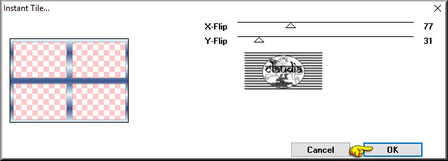 Of het gewone filter VM Toolbox - Instant Tile (dus niet geïmporteerd) :