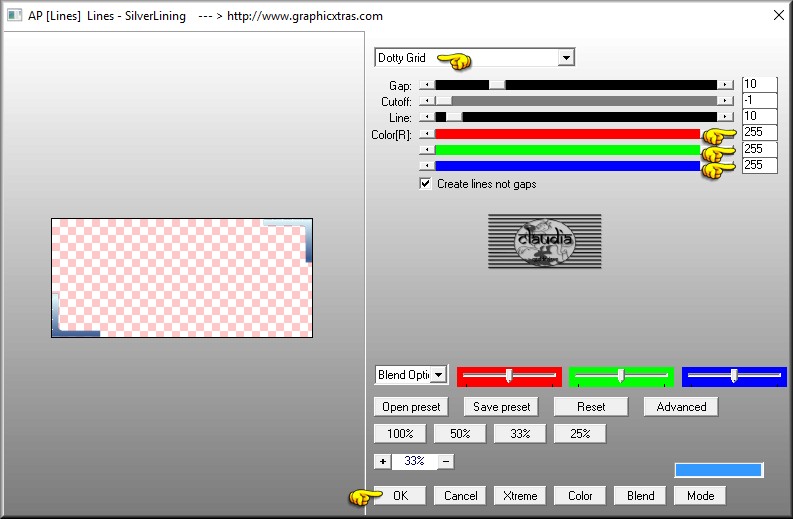 Effecten - Insteekfilters - AP [Lines] - Lines - SilverLining :