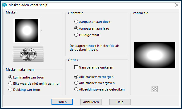 Lagen - Masker laden/opslaan - Masker laden vanaf schijf : 20-20