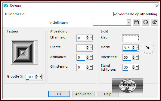 Effecten - Textuureffecten - Textuur