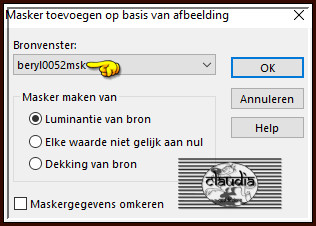 Lagen - Nieuwe maskerlaag - Uit afbeelding :