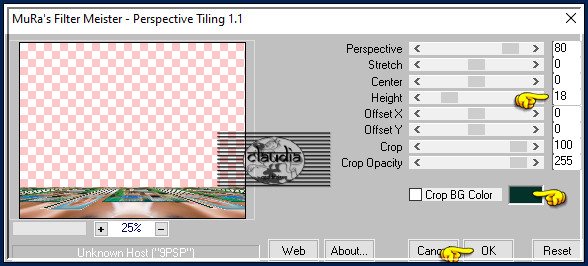 Effecten - Insteekfilters - MuRa's Meister - Perspective Tiling