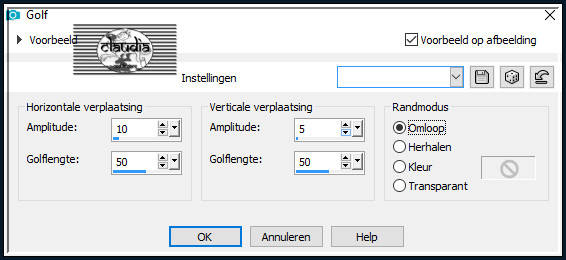 Effecten - Vervormingseffecten - Golf :