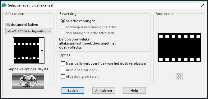 Selecties - Selectie laden/opslaan - Selectie laden uit alfakanaal : Alpha_valentines_day #1