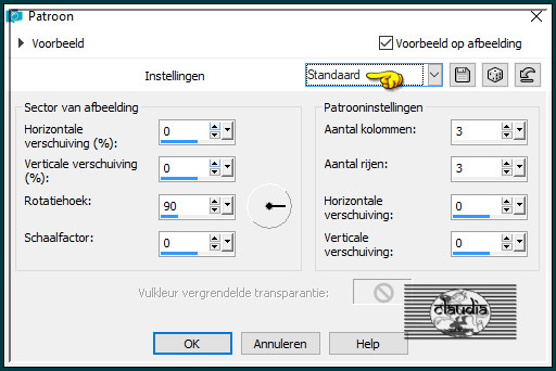 Effecten - Reflectie-effecten - Patroon