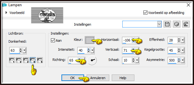 Effecten - Belichtingseffecten - Lampen