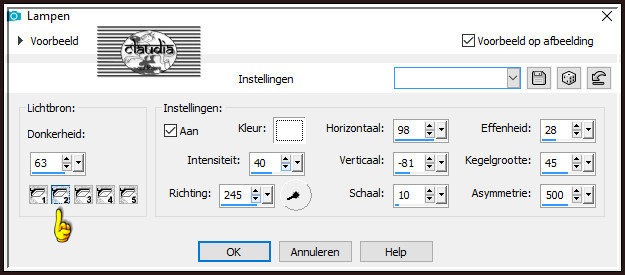 Effecten - Belichtingseffecten - Lampen