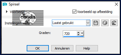 Effecten - Vervormingseffecten - Spiraal :